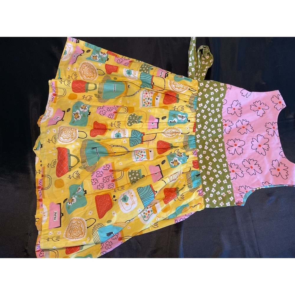 Little Miss Marmalade Poppy Lane Sleeveless Dress Size 6 Cotton - Picture 9 of 10